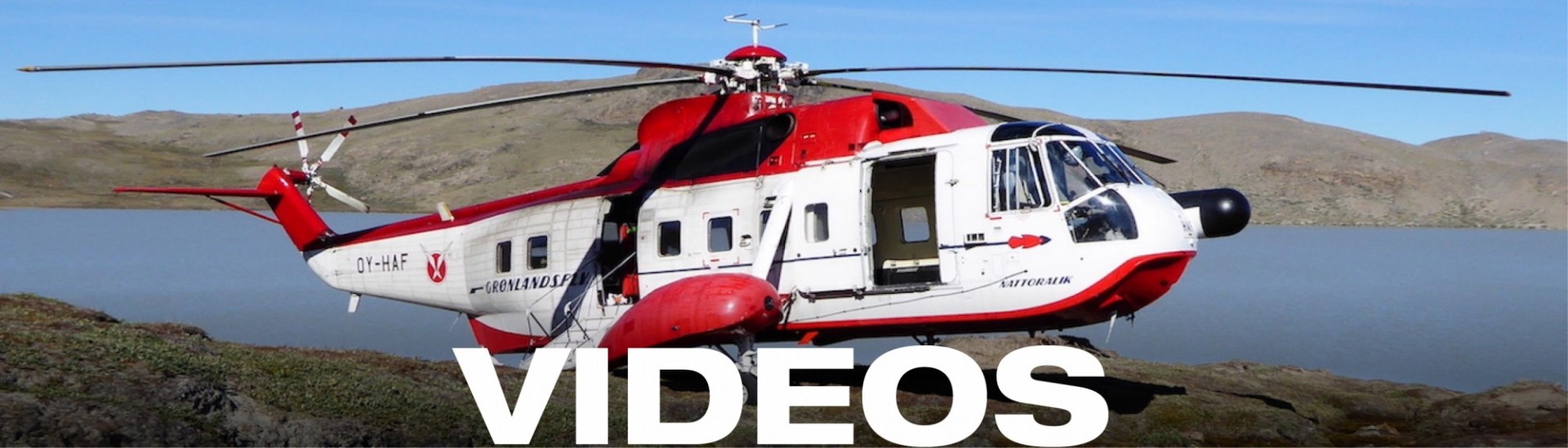 Helicopter on Greenland - Videos