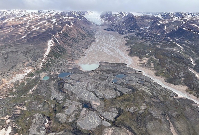 Glacial retreat lake series