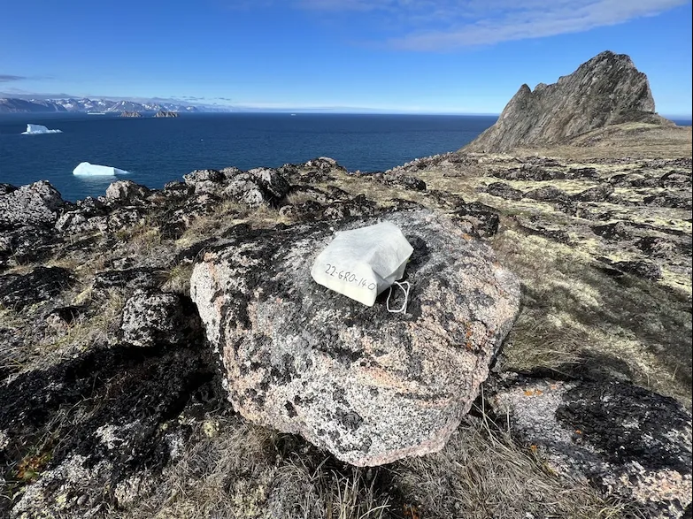 Sample of a glacial erratic
